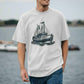 Sailing Boat Men's Oversized Organic T-Shirts - Loom & Sprout