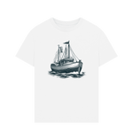 Sailing Boat Men's Oversized Organic T-Shirts - Loom & Sprout