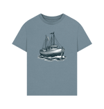 Sailing Boat Men's Oversized Organic T-Shirts - Loom & Sprout