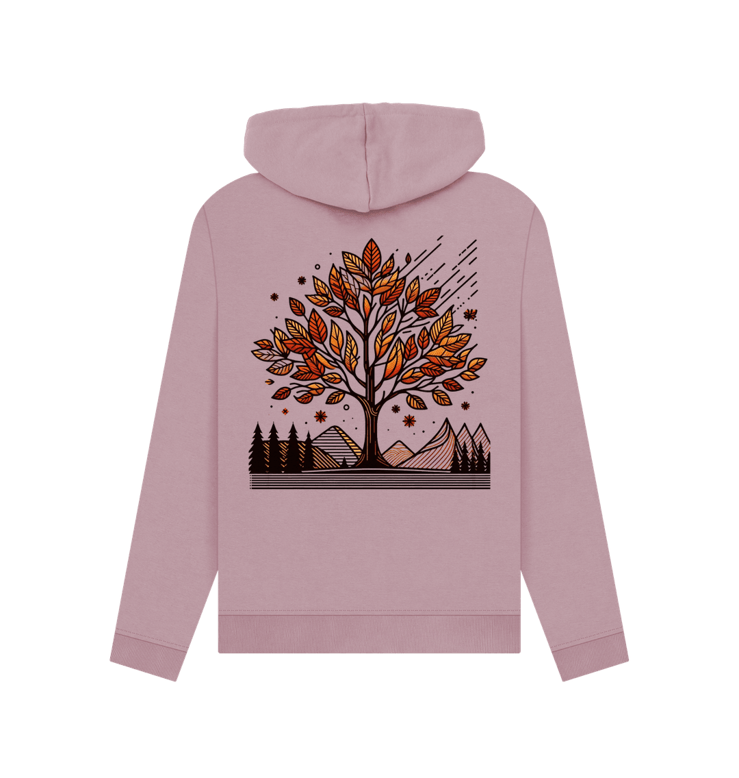Seasons Leaves Women's Pullover Organic Hoodie - Loom & Sprout