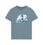 Shining Lighthouse Men's Oversized Organic T-Shirts - Loom & Sprout