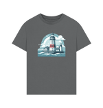 Shining Lighthouse Men's Oversized Organic T-Shirts - Loom & Sprout