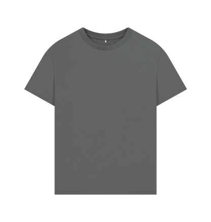 Slate Grey Men's Oversized Organic T-Shirts