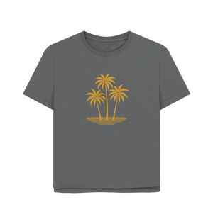 Slate Grey Printed T-shirt