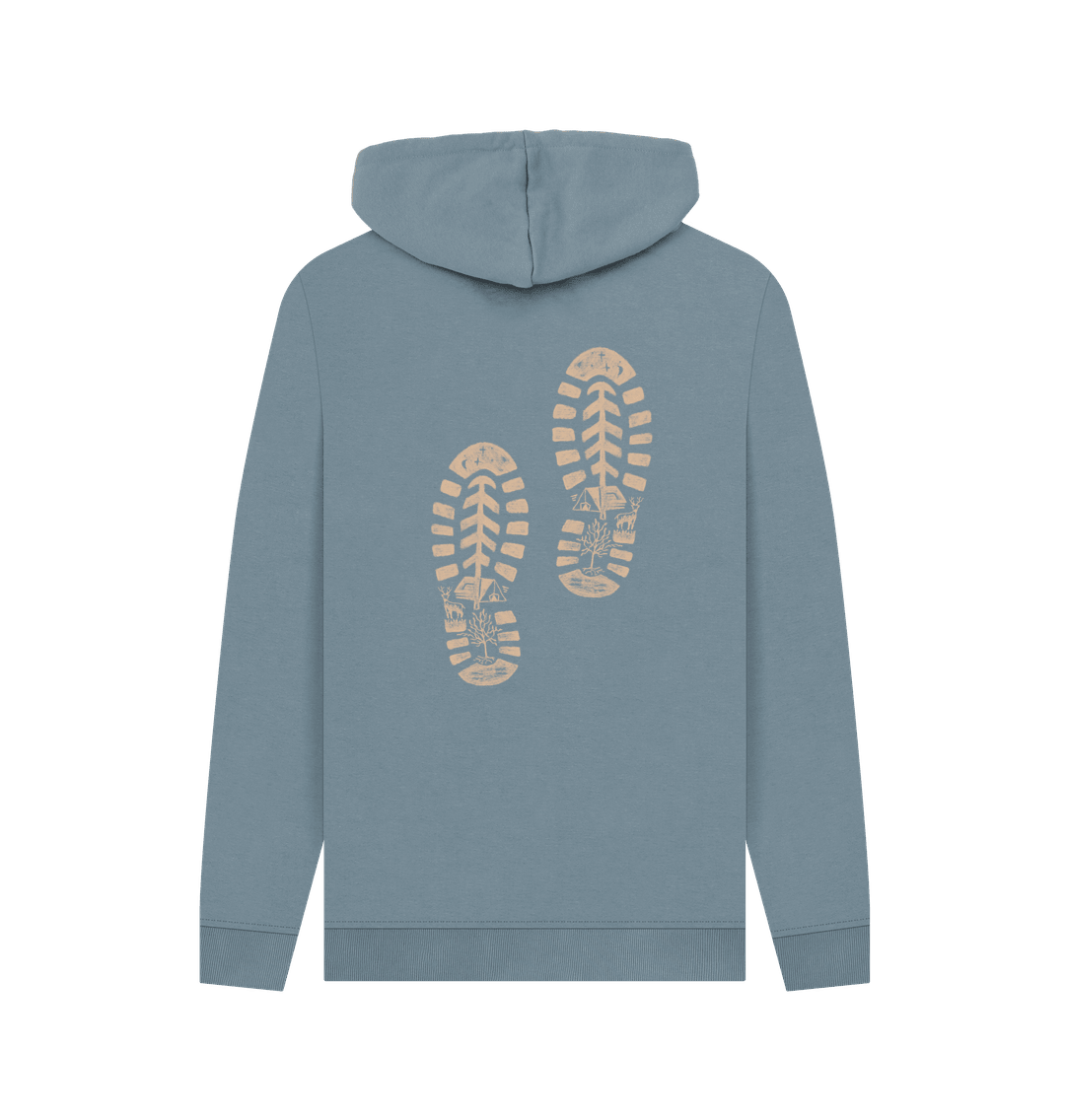 Steps of Life Men's Pullover Organic Hoodie - Loom & Sprout