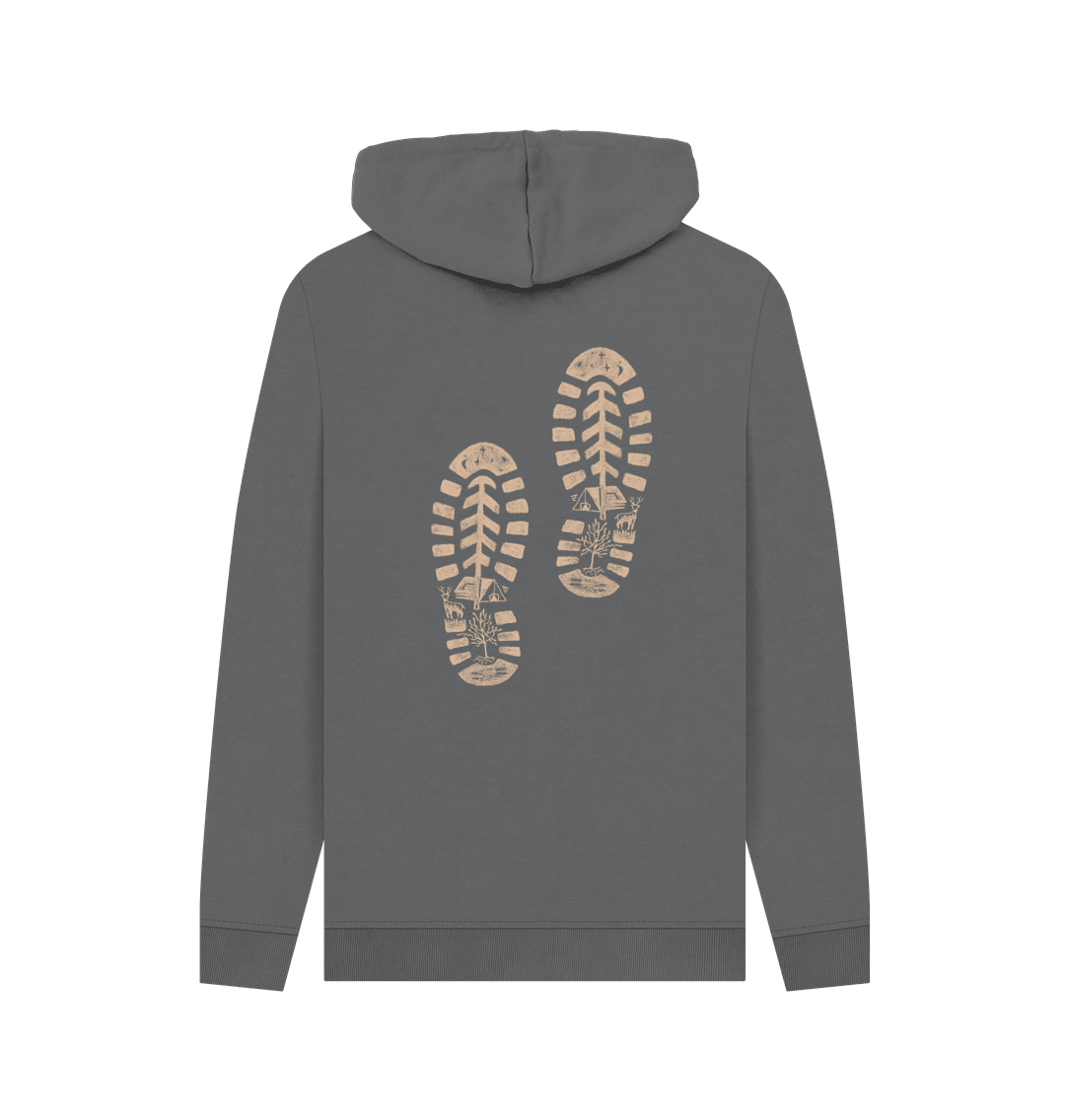Steps of Life Men's Pullover Organic Hoodie - Loom & Sprout