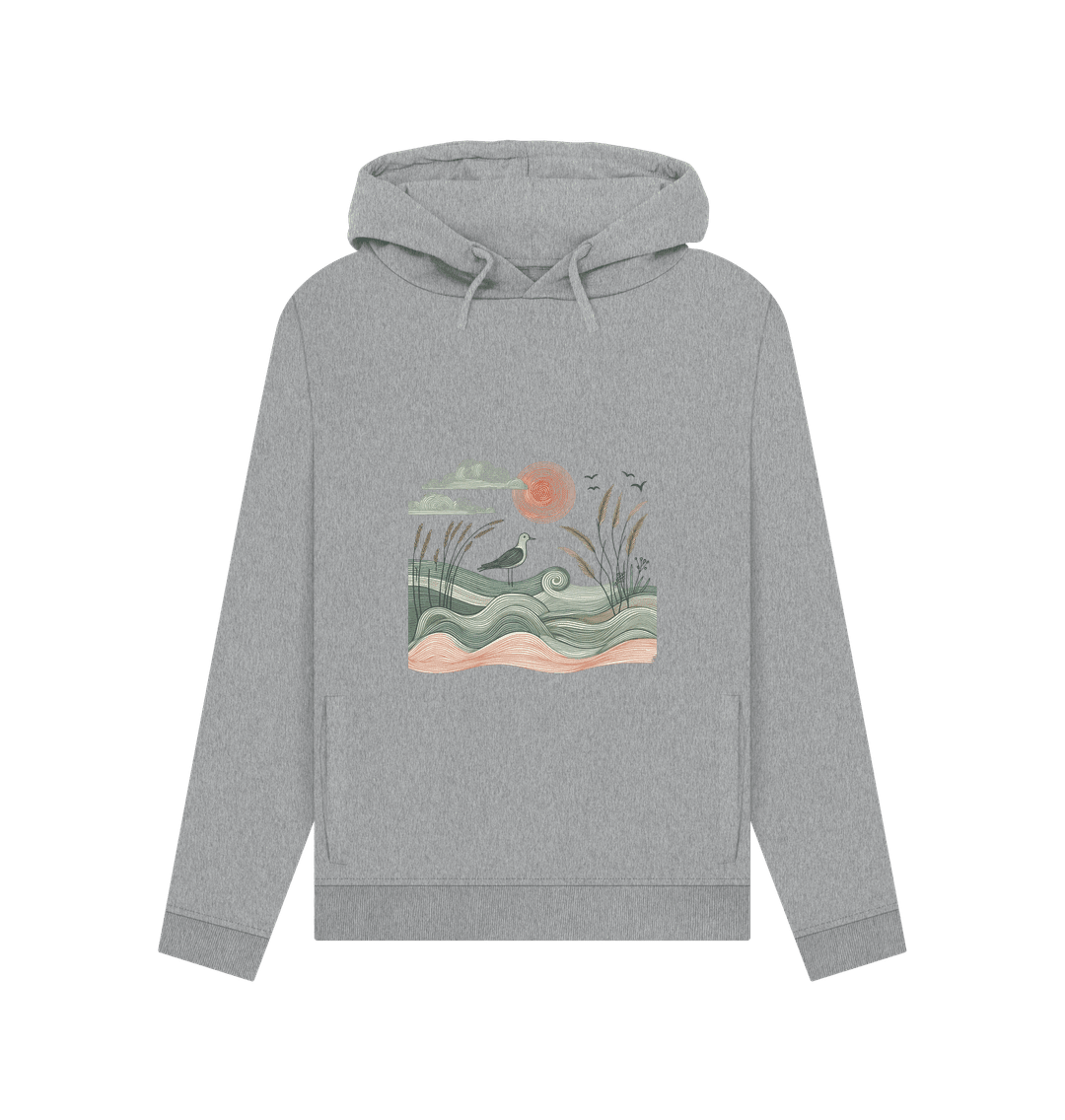 Sun and Birds Women's Pullover Organic Hoodie - Loom & Sprout