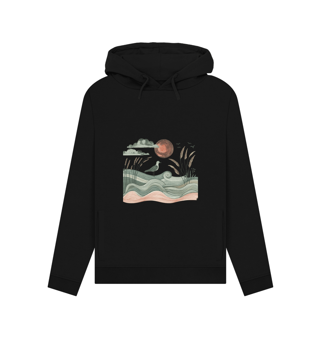 Sun and Birds Women's Pullover Organic Hoodie - Loom & Sprout
