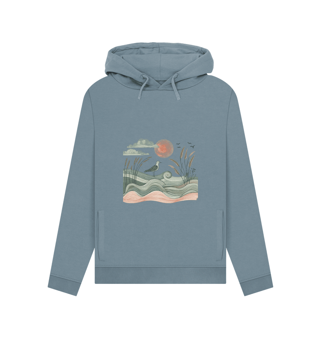 Sun and Birds Women's Pullover Organic Hoodie - Loom & Sprout