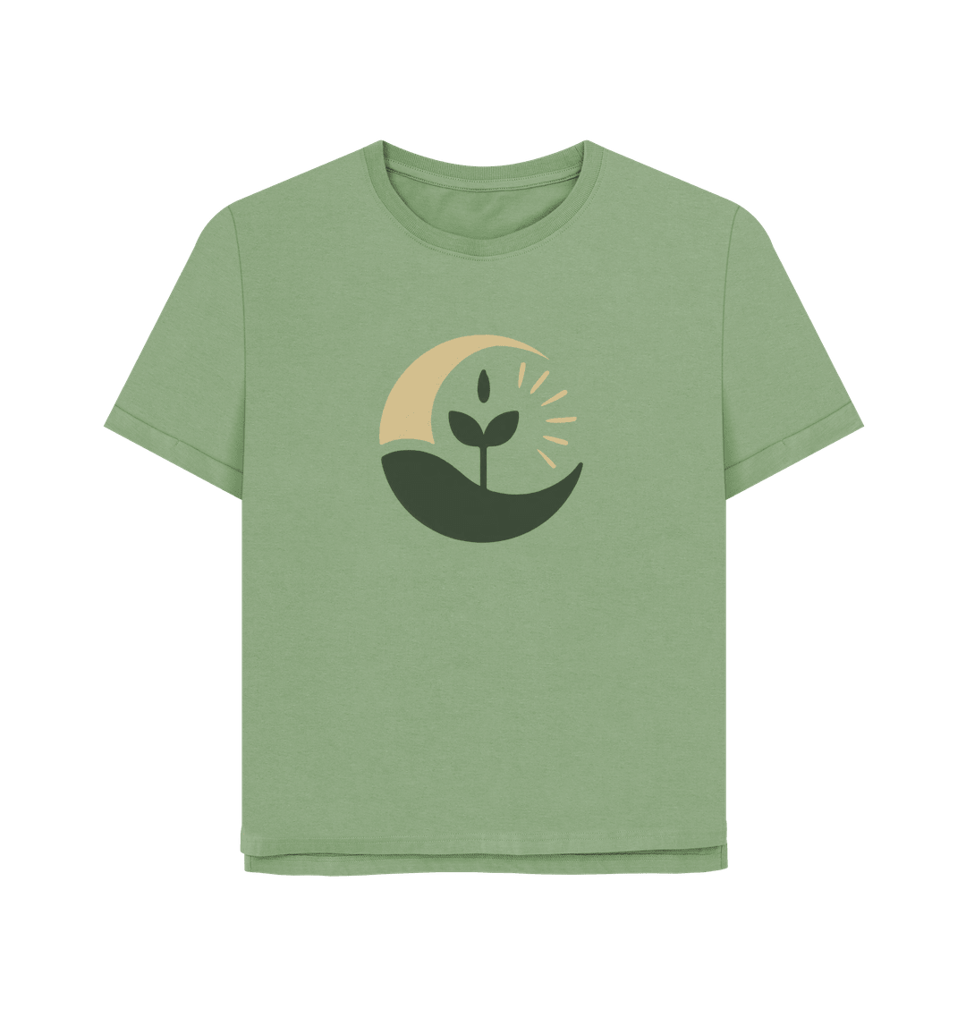 Sunrise Sprout Women's Relax Fit Organic T-shirt - Loom & Sprout