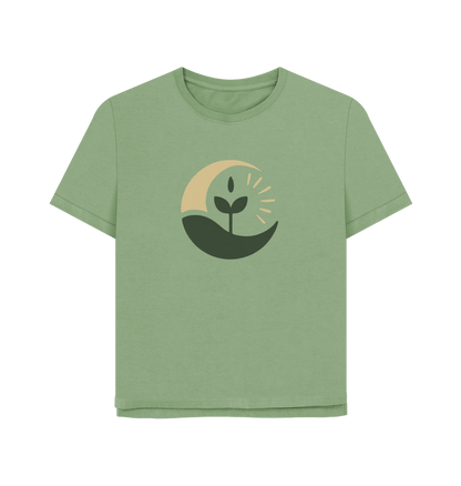 Sunrise Sprout Women's Relax Fit Organic T-shirt - Loom & Sprout