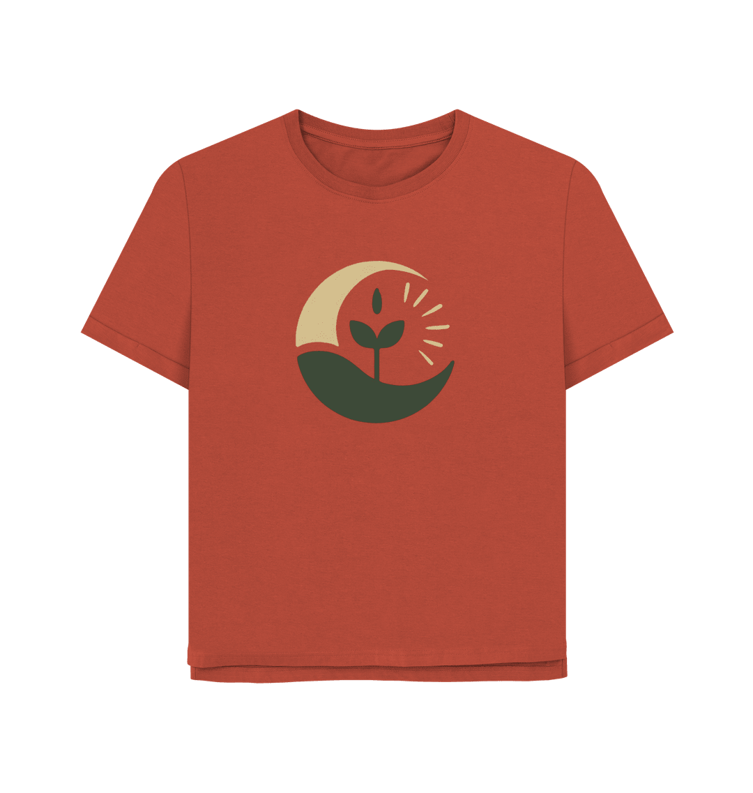 Sunrise Sprout Women's Relax Fit Organic T-shirt - Loom & Sprout