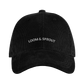 Sustainable Organic Cord Baseball Cap | Minimalist L&S Embroidery - Loom & Sprout