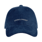 Sustainable Organic Cord Baseball Cap | Minimalist L&S Embroidery - Loom & Sprout