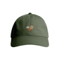 Sustainable Organic Cotton 6 - Panel Cap | Minimalist Bee Embroidery - Loom & Sprout