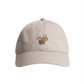 Sustainable Organic Cotton 6 - Panel Cap | Minimalist Bee Embroidery - Loom & Sprout