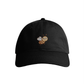 Sustainable Organic Cotton 6 - Panel Cap | Minimalist Bee Embroidery - Loom & Sprout
