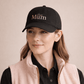 Sustainable Organic Cotton 6 - Panel Cap | Minimalist Best Mum Embroidery - Loom & Sprout