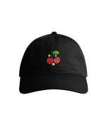Sustainable Organic Cotton 6 - Panel Cap | Minimalist Cherry Embroidery - Loom & Sprout