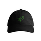 Sustainable Organic Cotton 6 - Panel Cap | Minimalist Leaf Embroidered Hat - Loom & Sprout