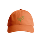 Sustainable Organic Cotton 6 - Panel Cap | Minimalist Leaf Embroidered Hat - Loom & Sprout