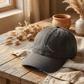 Sustainable Organic Cotton 6 - Panel Cap | Minimalist Mountain Embroidery - Loom & Sprout