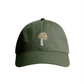 Sustainable Organic Cotton 6 - Panel Cap | Minimalist Mushroom Embroider - Loom & Sprout