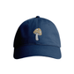 Sustainable Organic Cotton 6 - Panel Cap | Minimalist Mushroom Embroider - Loom & Sprout