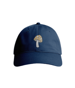 Sustainable Organic Cotton 6 - Panel Cap | Minimalist Mushroom Embroider - Loom & Sprout