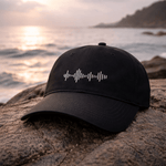 Sustainable Organic Cotton 6 - Panel Cap | Minimalist Music Note Embroidery - Loom & Sprout