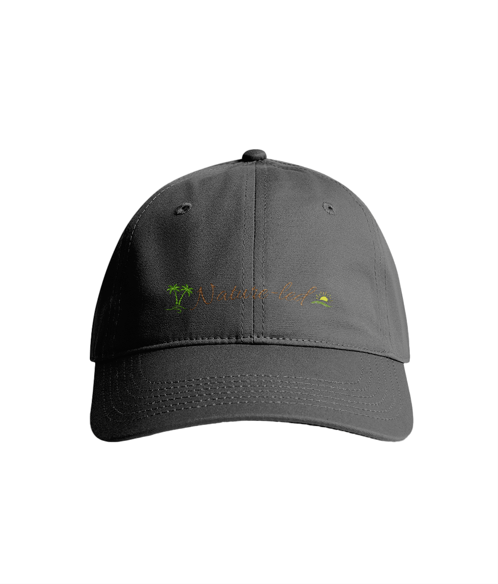 Sustainable Organic Cotton 6 - Panel Cap | Minimalist Nature - led Embroidery - Loom & Sprout