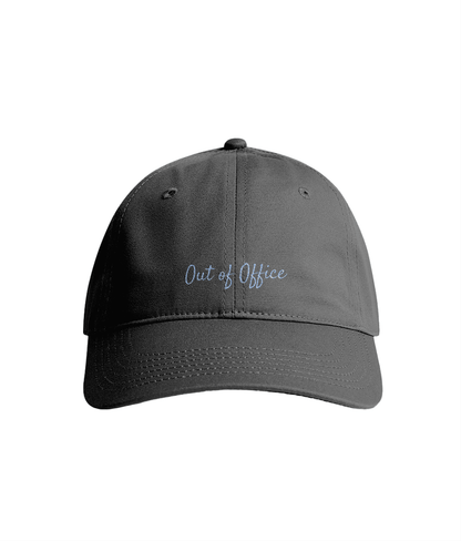 Sustainable Organic Cotton 6 - Panel Cap | Minimalist out of office Embroidery - Loom & Sprout