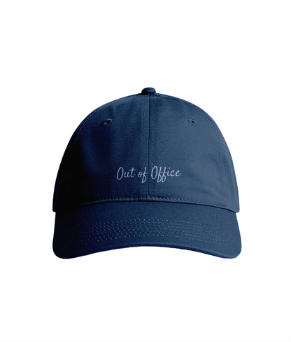 Sustainable Organic Cotton 6 - Panel Cap | Minimalist out of office Embroidery - Loom & Sprout