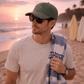 Sustainable Organic Cotton 6 - Panel Cap | Minimalist Palm Embroidery - Loom & Sprout