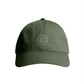 Sustainable Organic Cotton 6 - Panel Cap | Minimalist Spiral Embroidery - Loom & Sprout