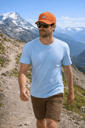 Sustainable Organic Cotton 6 - Panel Cap | Minimalist Sun Embroidery - Loom & Sprout
