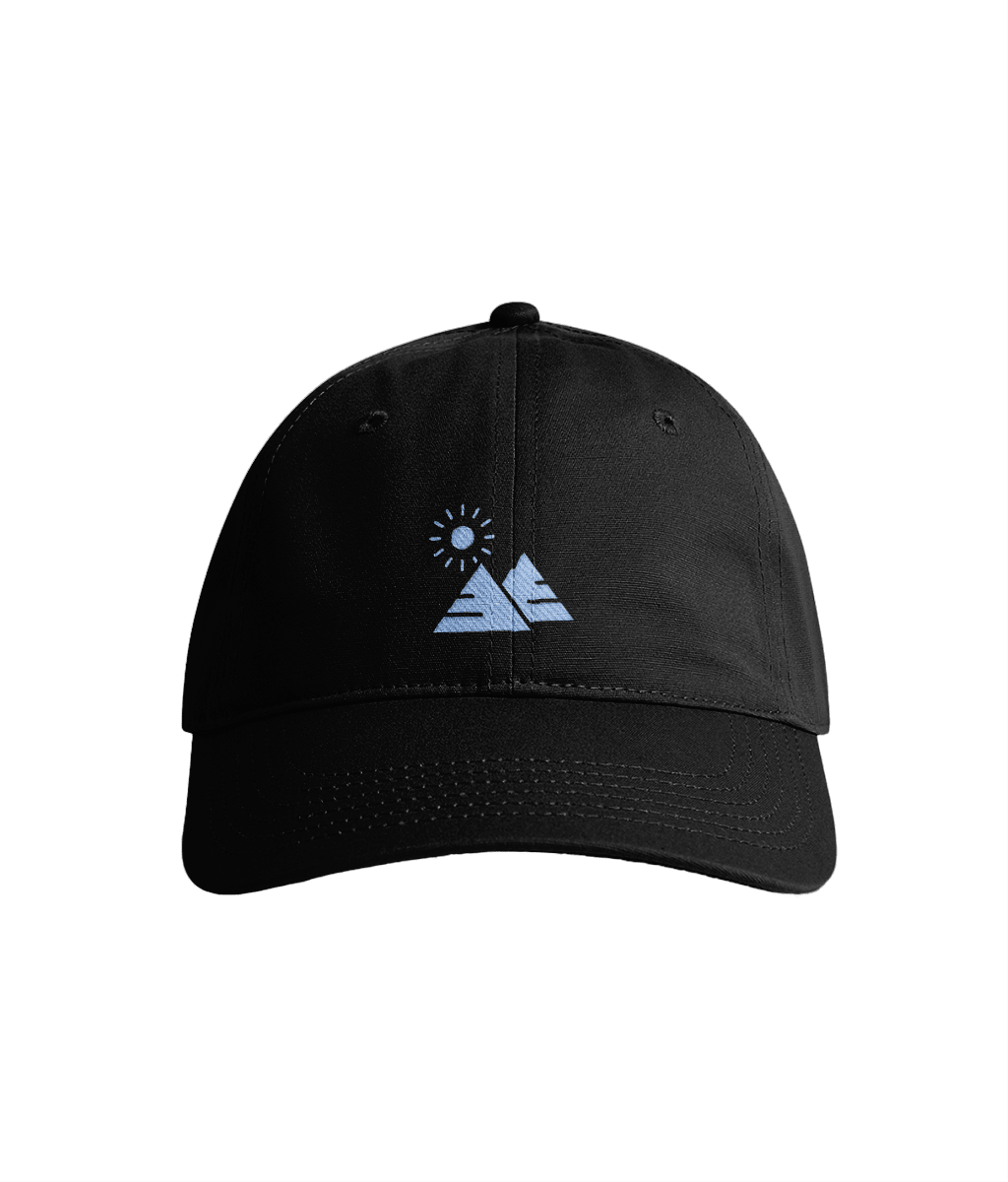 Sustainable Organic Cotton 6 - Panel Cap | Minimalist Sun Embroidery - Loom & Sprout