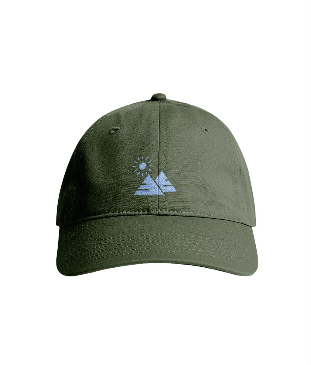 Sustainable Organic Cotton 6 - Panel Cap | Minimalist Sun Embroidery - Loom & Sprout