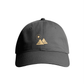 Sustainable Organic Cotton 6 - Panel Cap | Minimalist Sun Mountain Embroidery - Loom & Sprout