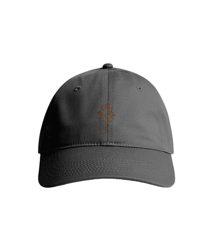 Sustainable Organic Cotton 6 - Panel Cap | Minimalist tree Embroidery - Loom & Sprout