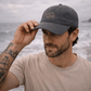 Sustainable Organic Cotton 6 - Panel Cap | Minimalist Turtle Embroidery - Loom & Sprout