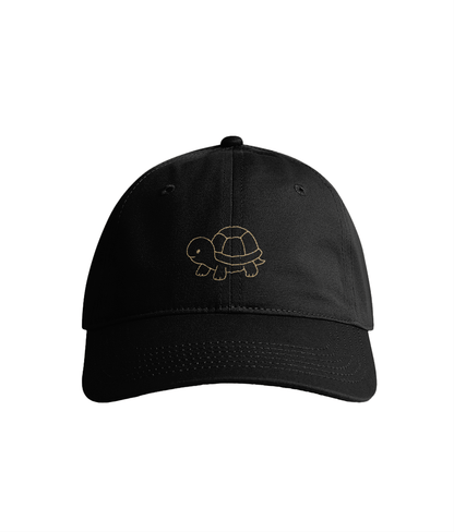Sustainable Organic Cotton 6 - Panel Cap | Minimalist Turtle Embroidery - Loom & Sprout