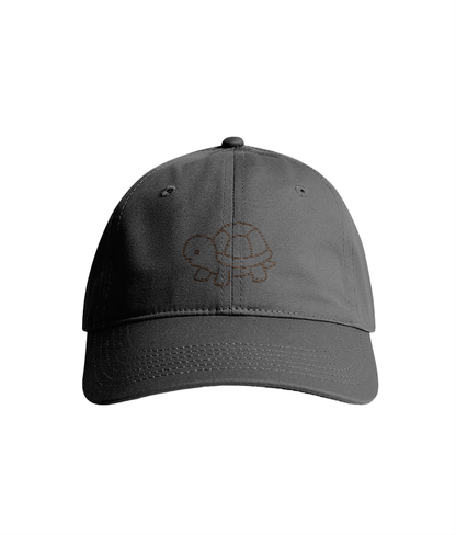 Sustainable Organic Cotton 6 - Panel Cap | Minimalist Turtle's Embroidery - Loom & Sprout