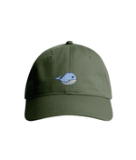 Sustainable Organic Cotton 6 - Panel Cap | Minimalist Whale Embroidery - Loom & Sprout