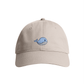 Sustainable Organic Cotton 6 - Panel Cap | Minimalist Whale Embroidery - Loom & Sprout