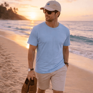 Sustainable Organic Cotton 6 - Panel Cap | Minimalist Whale Embroidery - Loom & Sprout