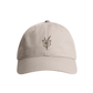 Sustainable Organic Cotton 6 - Panel Cap | Minimalist Wild Flowers Embroidery - Loom & Sprout