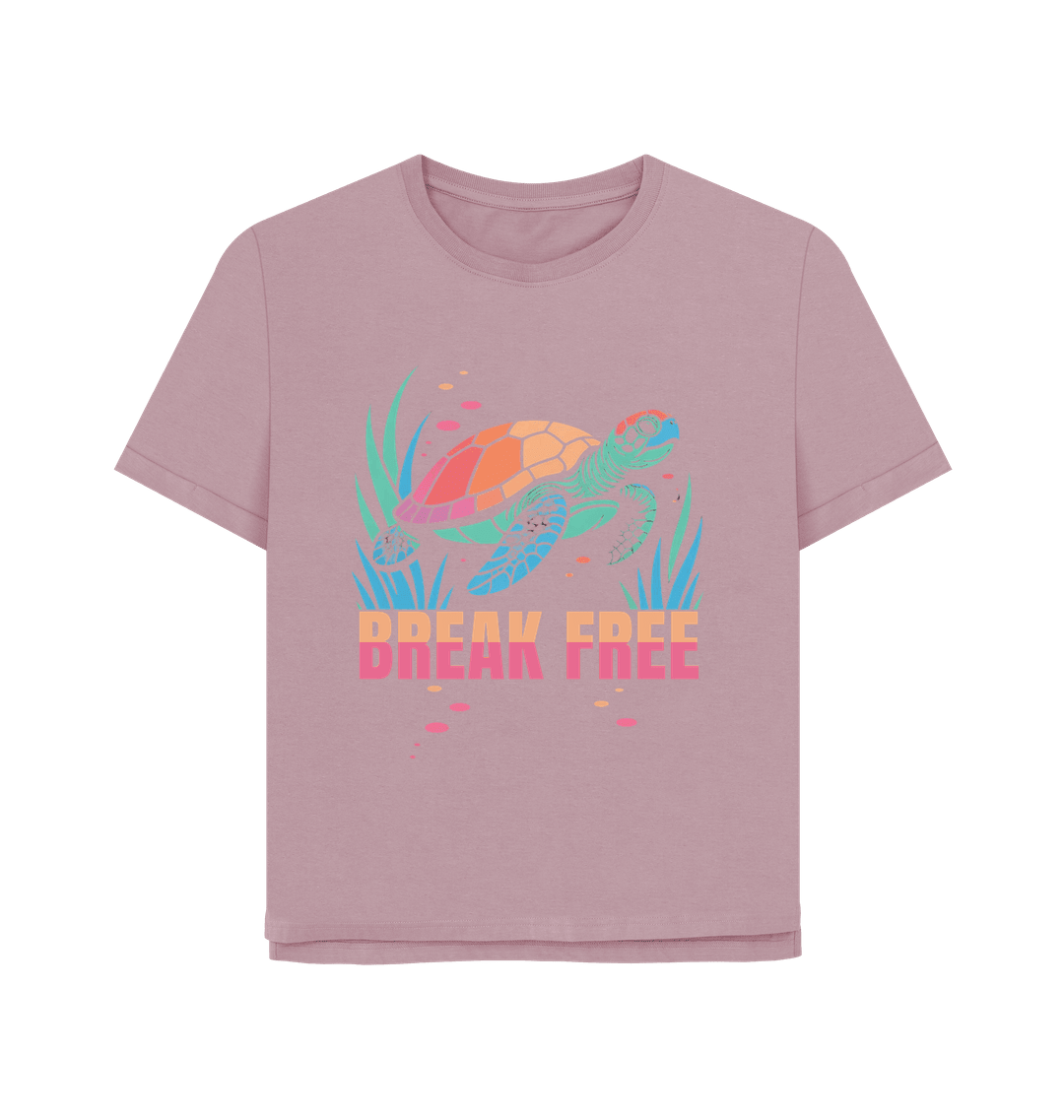 The Turtle's Wish Women's Relax Fit Organic T-shirt - Loom & Sprout