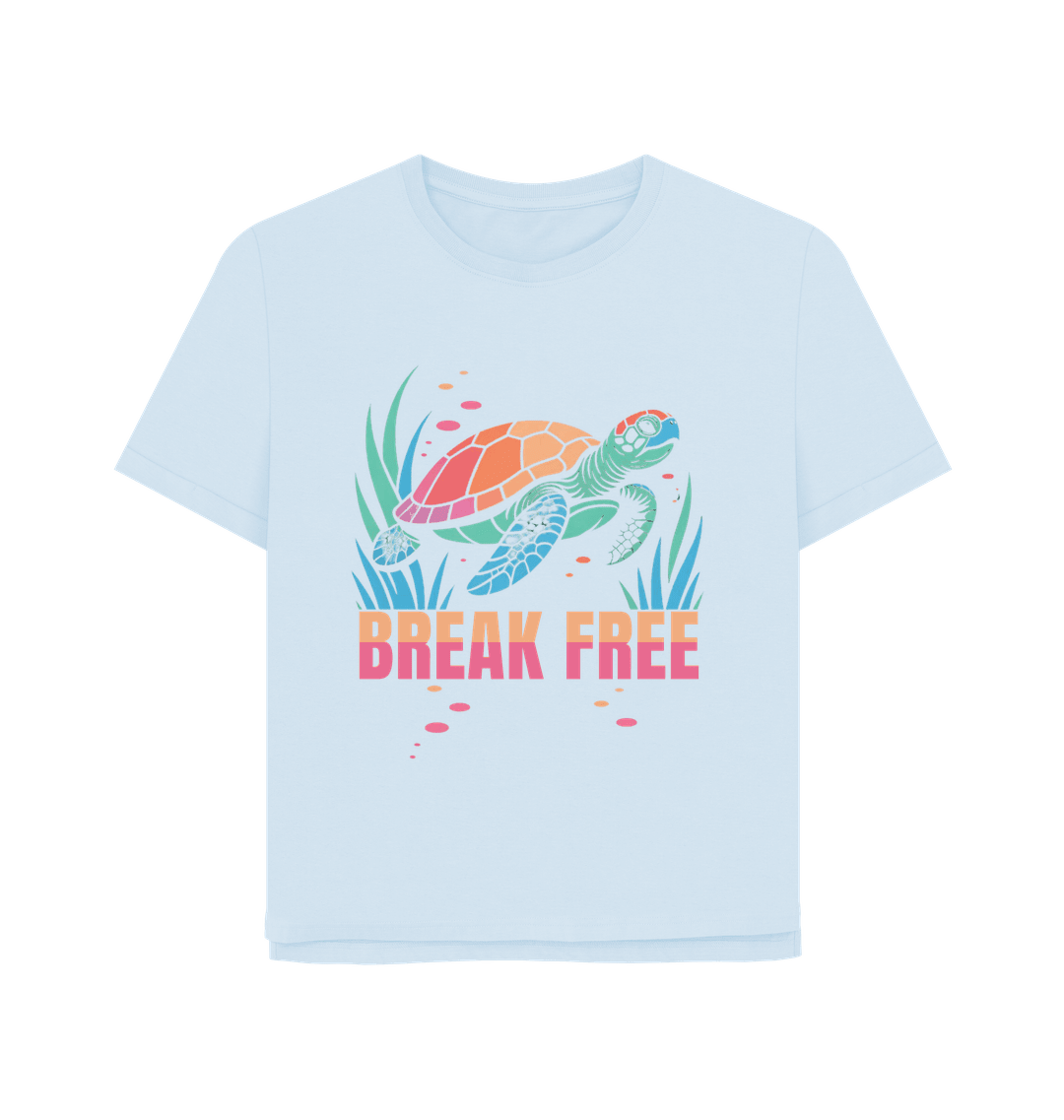 The Turtle's Wish Women's Relax Fit Organic T-shirt - Loom & Sprout