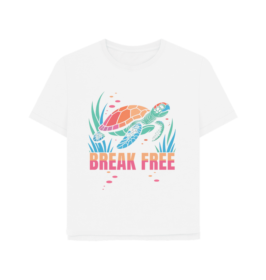The Turtle's Wish Women's Relax Fit Organic T-shirt - Loom & Sprout